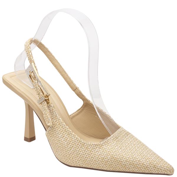RAFFIA SLINGBACK HEEL W SIDE BUCKLE 12 PAIRS