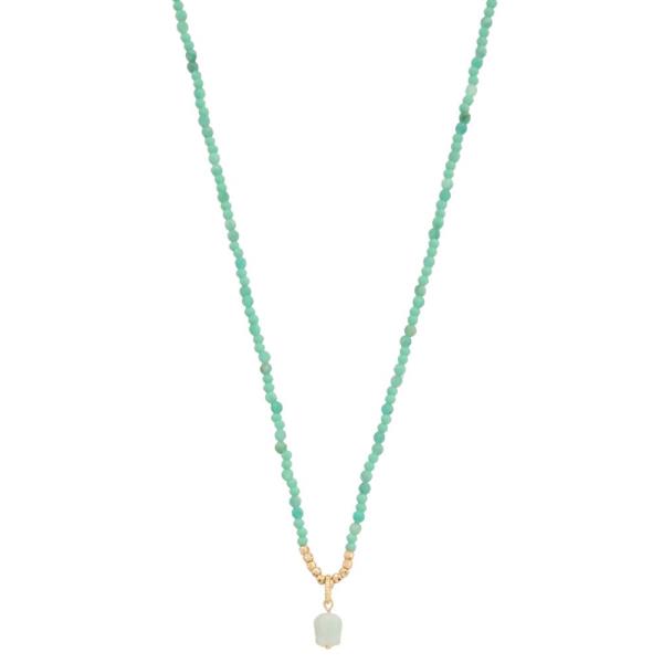 STONE BEADED NECKLACE