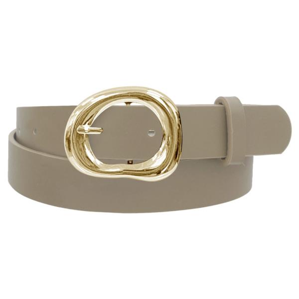 ORGANIC CIRCLE BUCKLE BELT