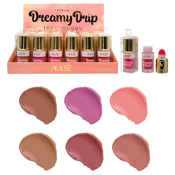AMUSE DREAMY DRIP LIQUID BLUSH (24 UNITS)