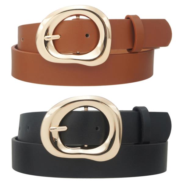 PLUS ORGANIC CIRCLE BUCKLE BELT