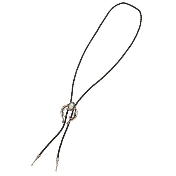 WESTERN STYLE CORD HORSESHOE NECKTIE NECKLACE