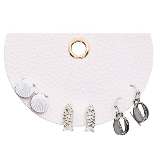 SEA LIFE ASSORTED EARRING SET