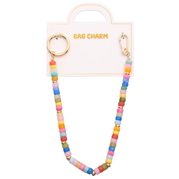 COLORFUL BEAD BAG CHARM