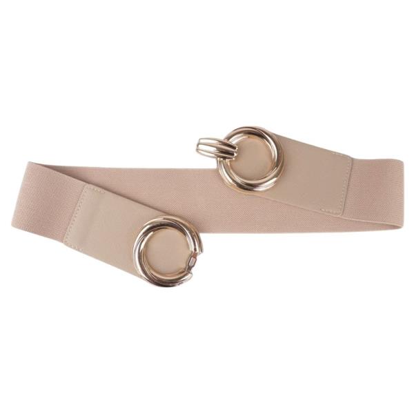 METAL ROUND BUCKLE ELASTIC BELT