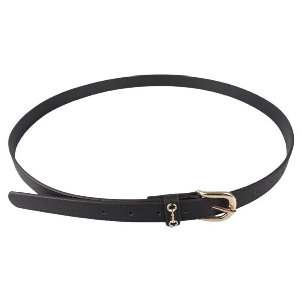 TEXTURED FAUX LEATHER DOUBLE RING BUCKLE CHAIN ACCENT BELT 3 PC SET