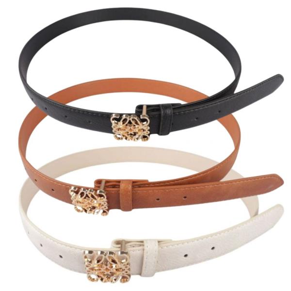 METAL BUCKLE BELT 3 PC SET