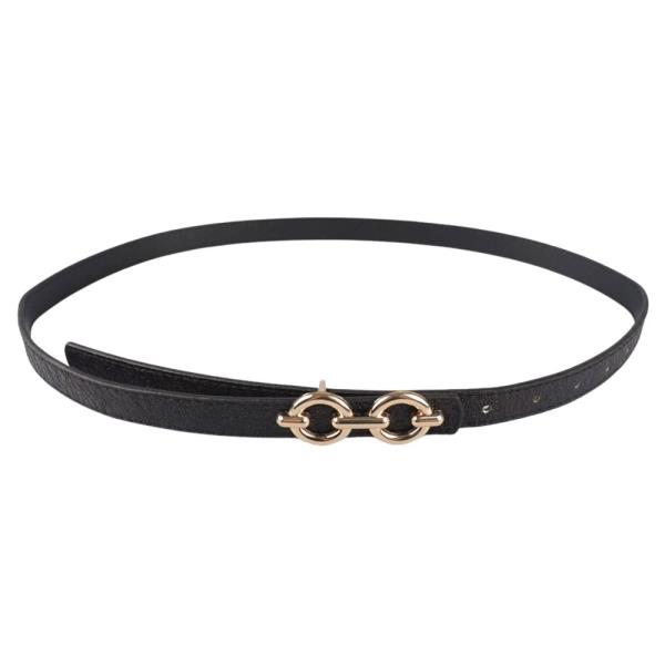 DOUBLE METAL BUCKLE BELT 3 PC SET