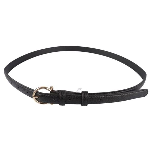 METAL U BUCKLE BELT 3 PC SET