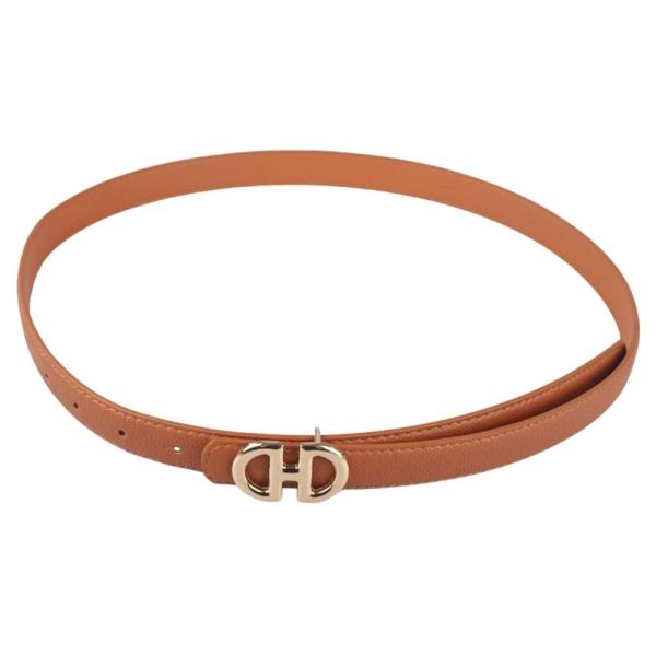 DOUBLE HALF ROUND BUCKLE BELT 3 PC SET