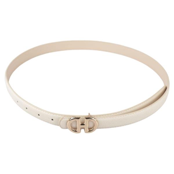 DOUBLE HALF ROUND BUCKLE BELT 3 PC SET