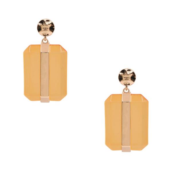 SQUARE SHAPE DANGLE EARRING