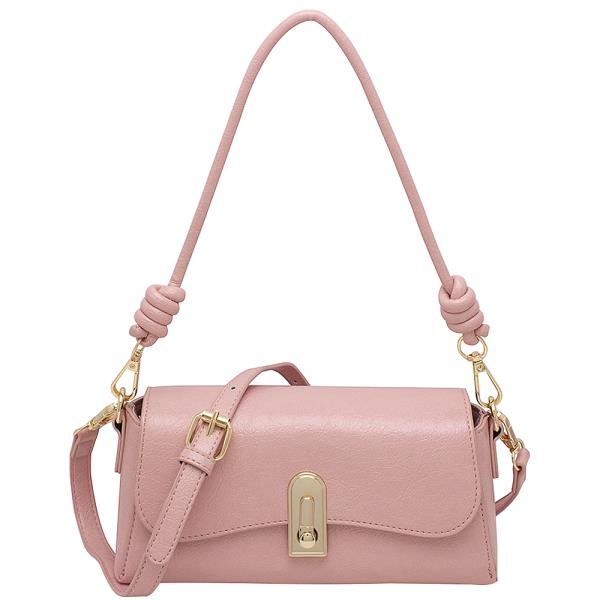 SMOOTH TEXTURED SHOULDER CROSSBODY BAG