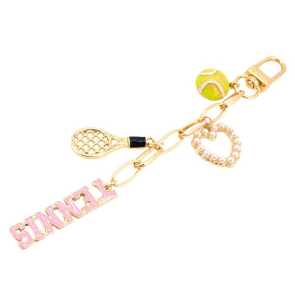 TENNIS THEME CHARM BAG CHAIN