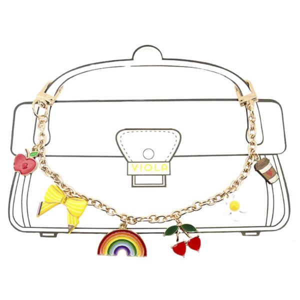 SPRING THEME CHARM BAG CHAIN