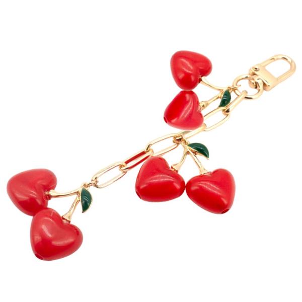 CHERRY HEART KEYCHAIN