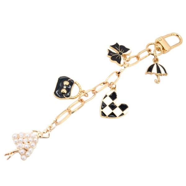CHECKERED PATTERN BAG CHAIN