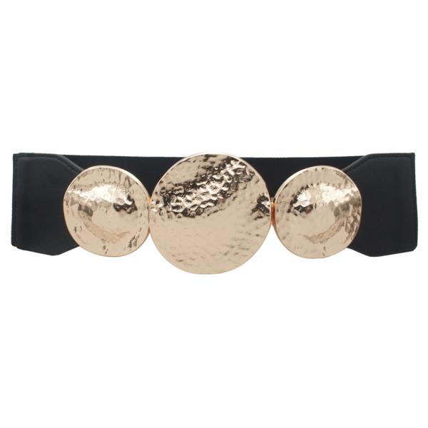 POUNDED ORGANIC OPEN FRONT ELASTIC BELT
