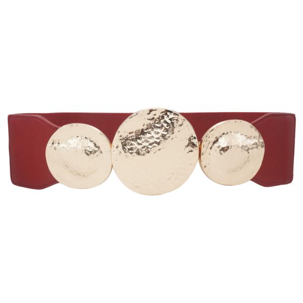 POUNDED ORGANIC OPEN FRONT ELASTIC BELT