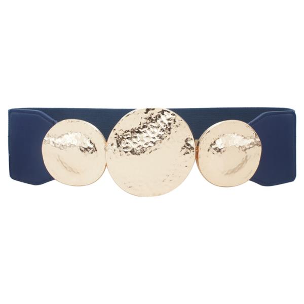 POUNDED ORGANIC OPEN FRONT ELASTIC BELT