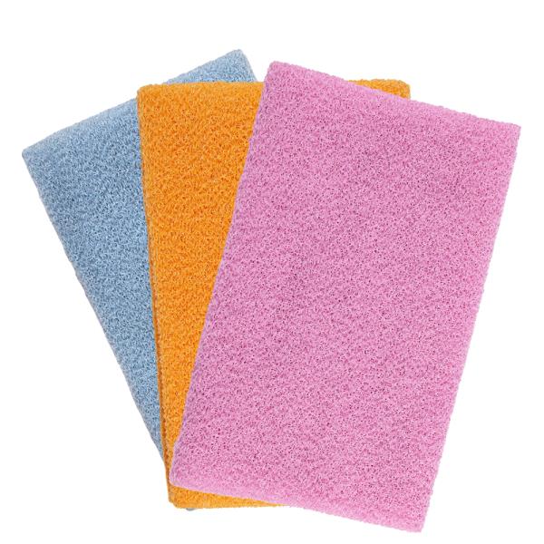 CALA EXFOLIATING BATH TOWELS 3PC SET SEA CHARM