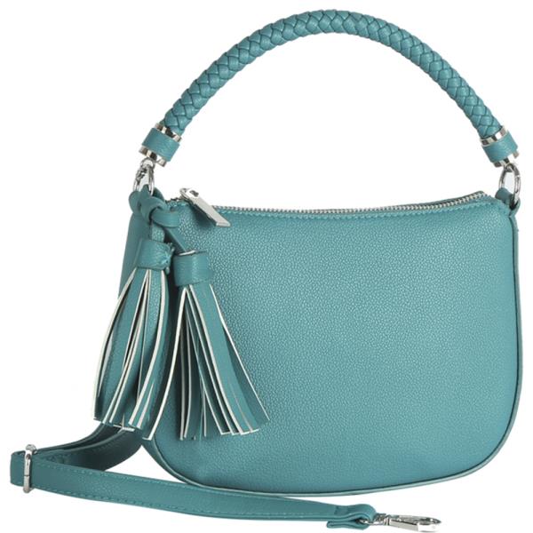 FASHION TASSEL BRAID HANDLE SHOULDER BAG