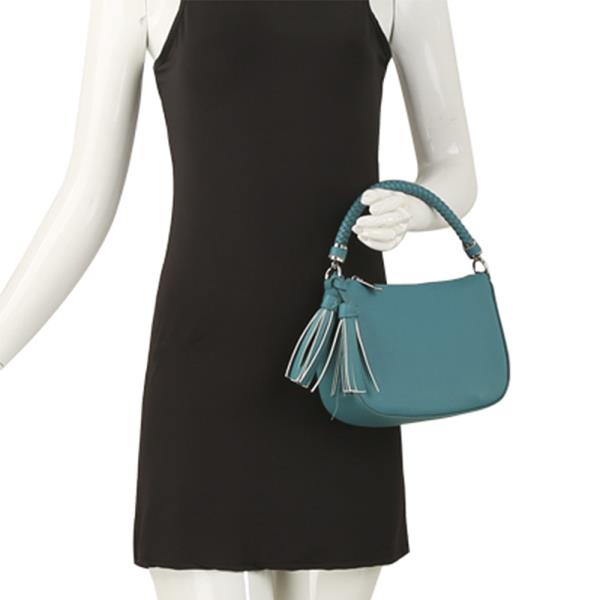 FASHION TASSEL BRAID HANDLE SHOULDER BAG