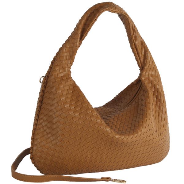 CLASSIC WOVEN SHOULDER HOBO BAG