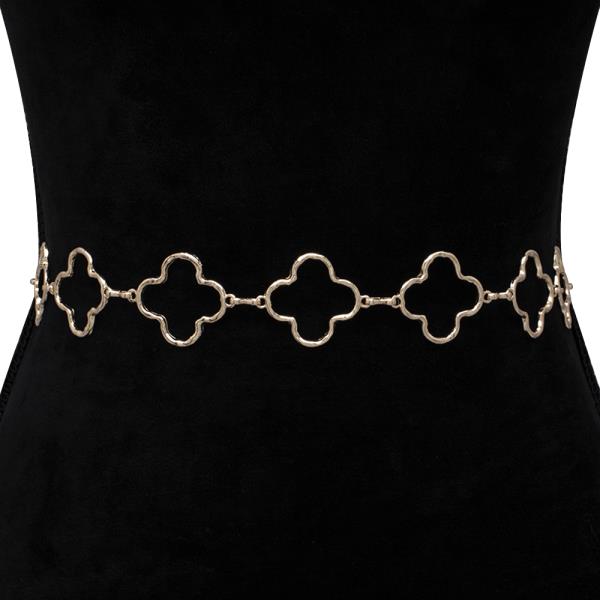 OPEN METAL SHAPED HOOK BELT