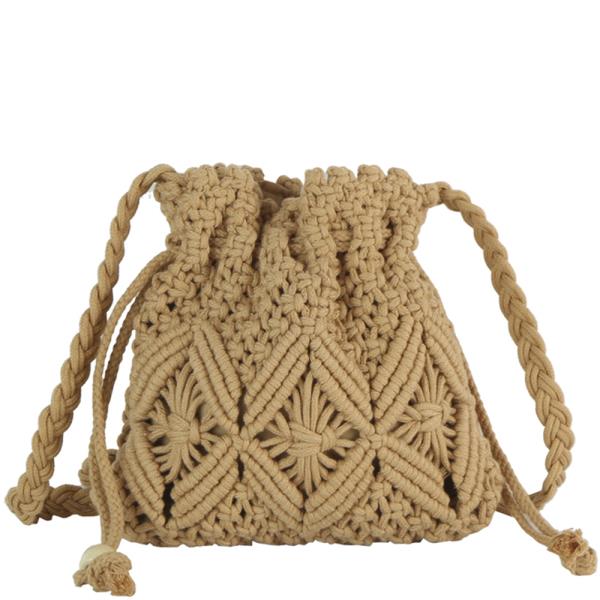STYLISH DRAWSTRING CROSSBODY BAG