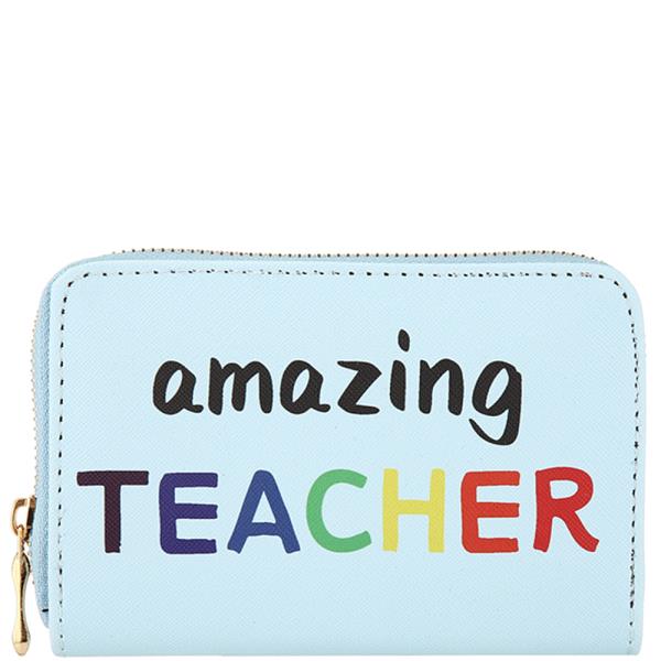 AMAZING TEACHER THEMED FASHION WALLET