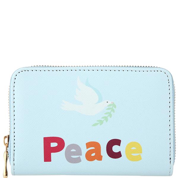 PEACE THEMED FASHION WALLET