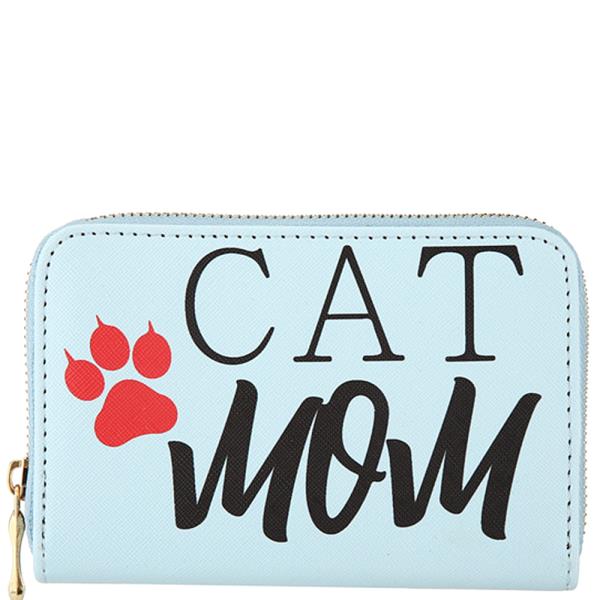 CAT MOM THEMED FASHION WALLET