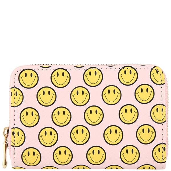 HAPPY YELLOW FACE THEMED FASHION WALLET
