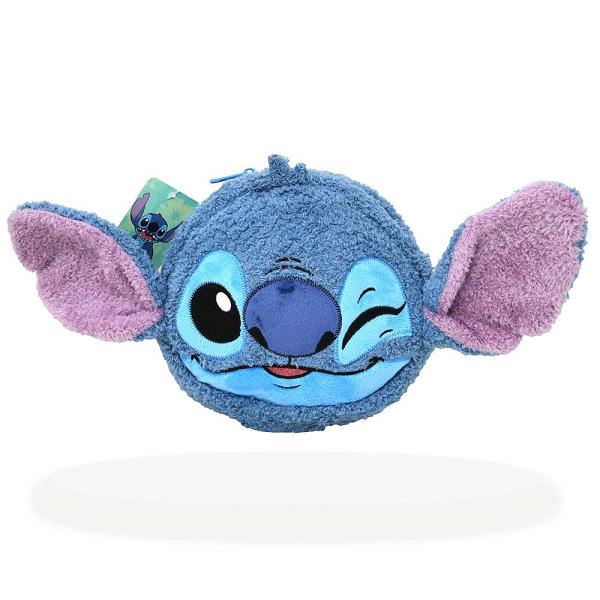 STITCH CHENILLE PLUSH COSMETIC BAG