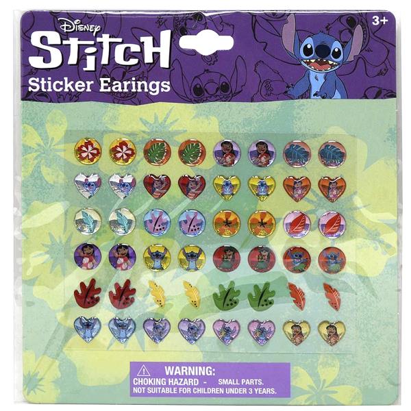 STITCH 24 PAIR STICKER EARRINGS