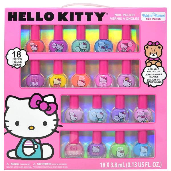 HELLO KITTY 18PC NAIL POLISH