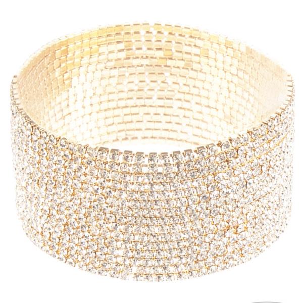 15 LINE RHINESTONE BRACELET SET