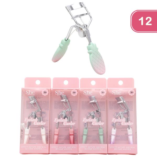 SHE MAKEUP GRADIENT PINEAPPLE EYELASH CURLER (12 UNITS)