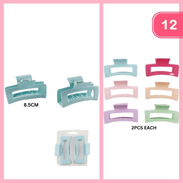 HAIR CLAW CLIP (12 UNITS)
