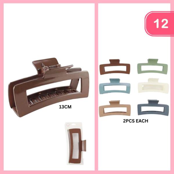 HAIR CLAW CLIP (12 UNITS)