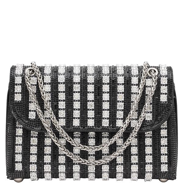 RHINESTONE GEM CROSSBODY BAG