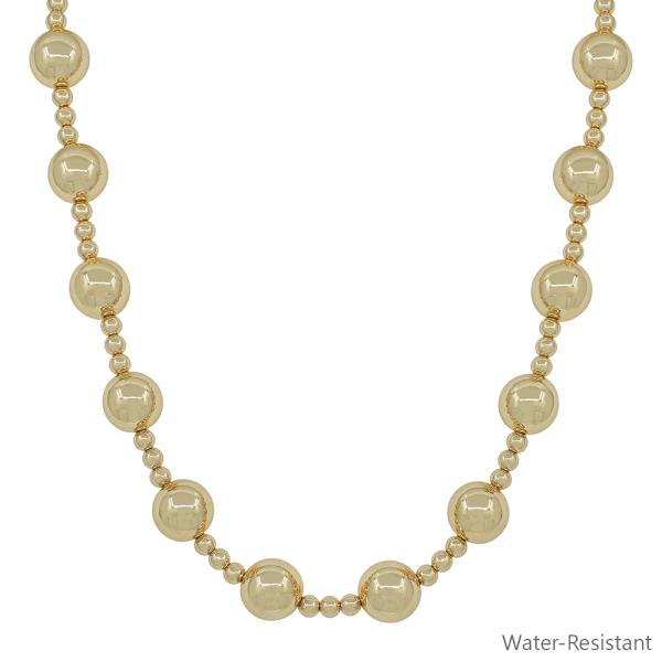 CCB BALL BEAD NECKLACE