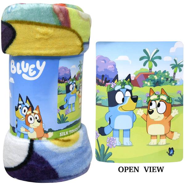 BLUEY SILK TOUCH THROW BLANKET