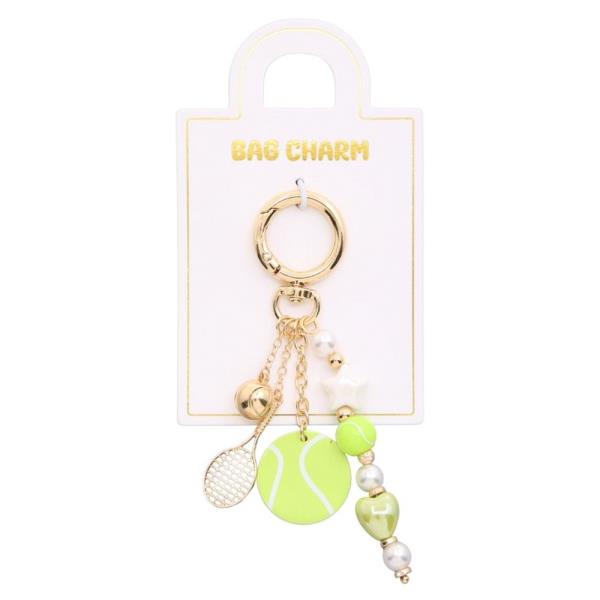 TENNIS BAG CHARM KEYCHAIN