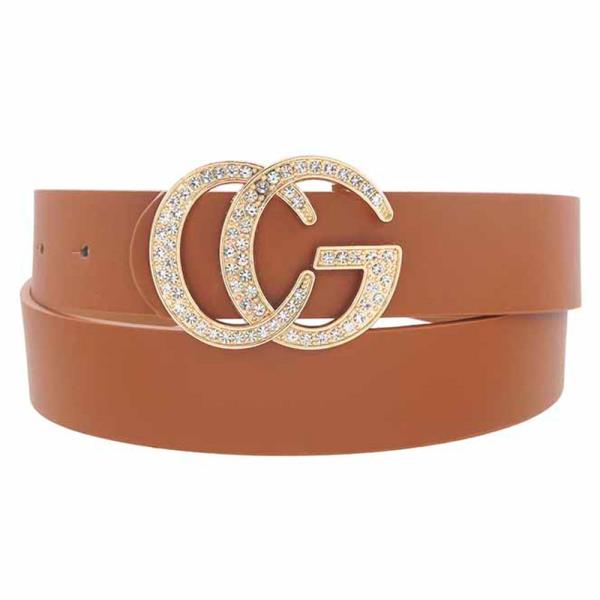 RHINESTONE RHINESTONE PIN PAVE CG BUCKLE BELT