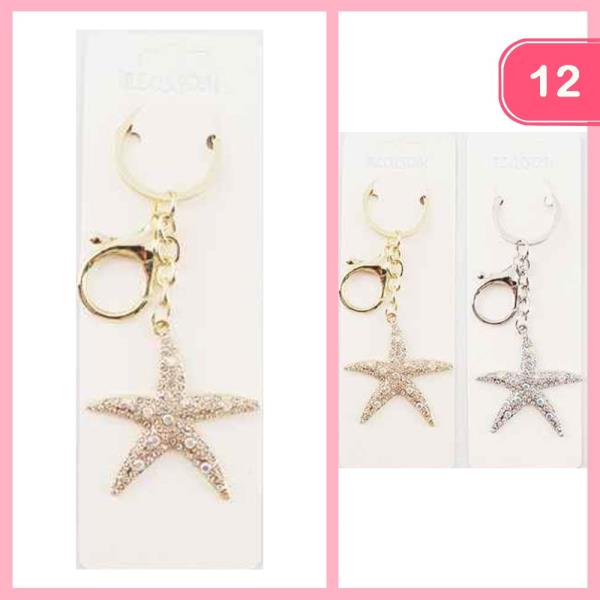 STARFISH KEYCHAIN (12 UNITS)