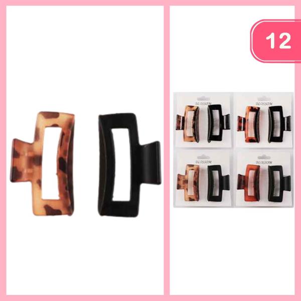 HAIR CLAW CLIP (12 UNITS)
