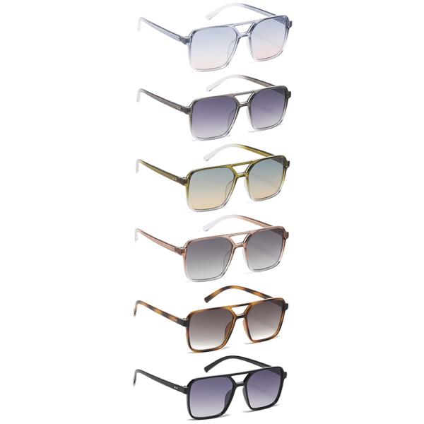 TRENDY SQUARE SUNGLASSES 1DZ