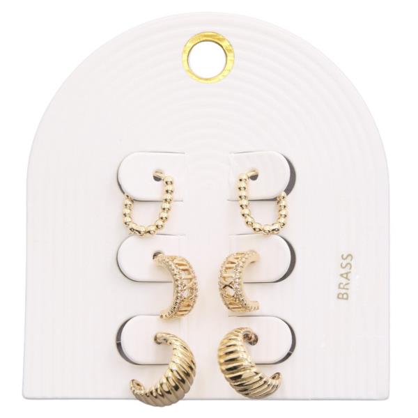 MINI HOOP ASSORTED EARRING SET